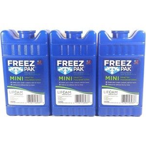 Freez Pak Mini 8 oz Reusable Ice Pack Substitute Ideal For Insulated Totes 3 PK